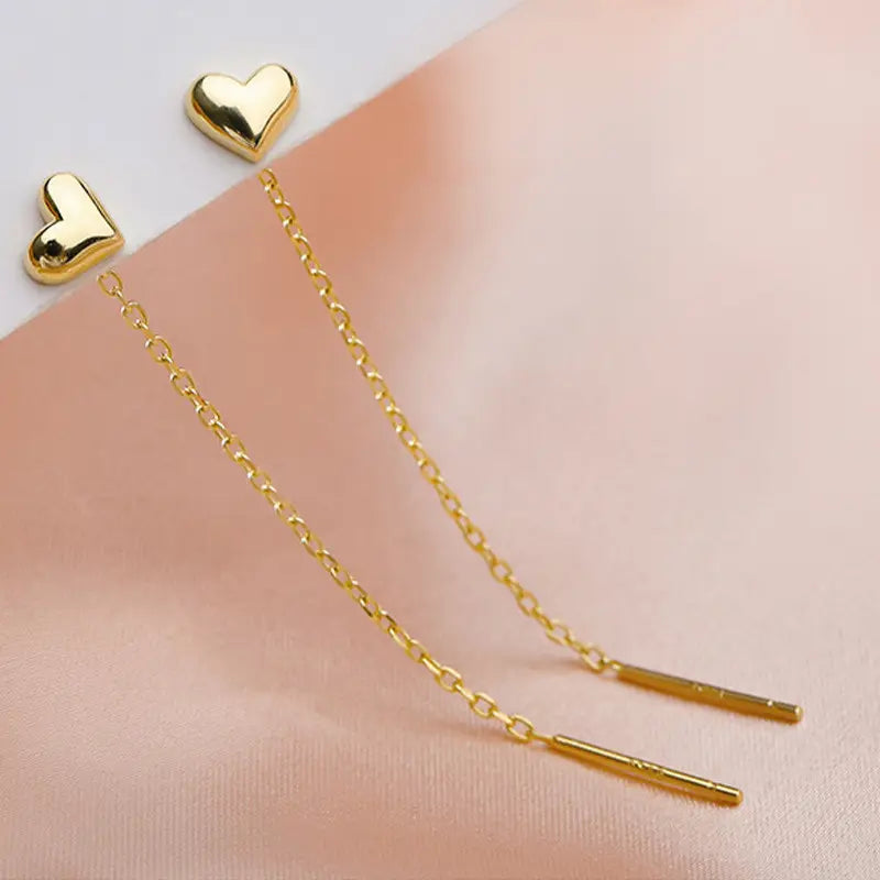 Amora Heart Drop Earrings