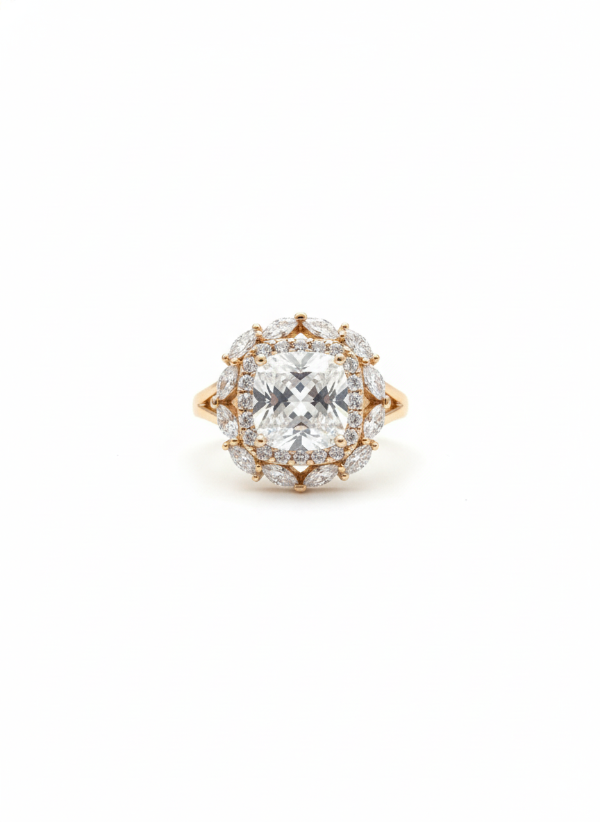 Celeste Halo Ring