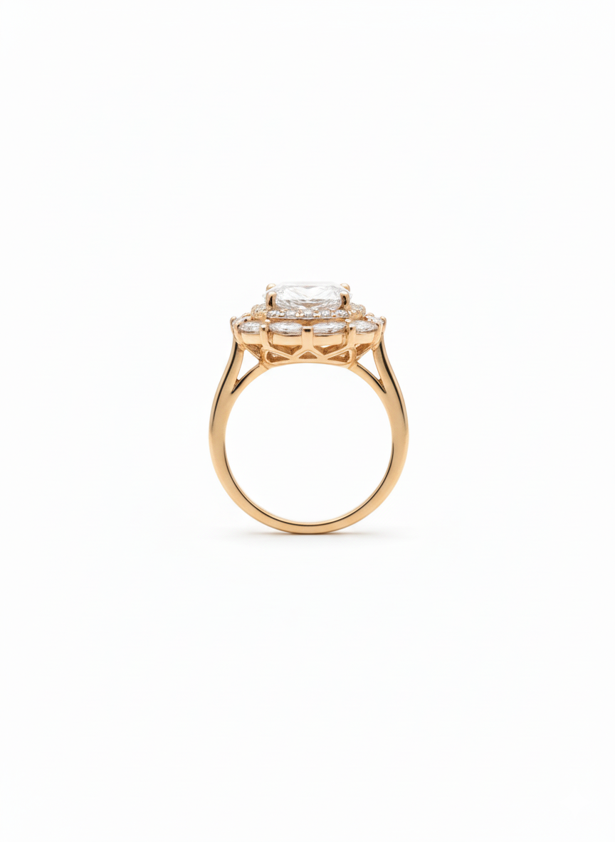 Celeste Halo Ring