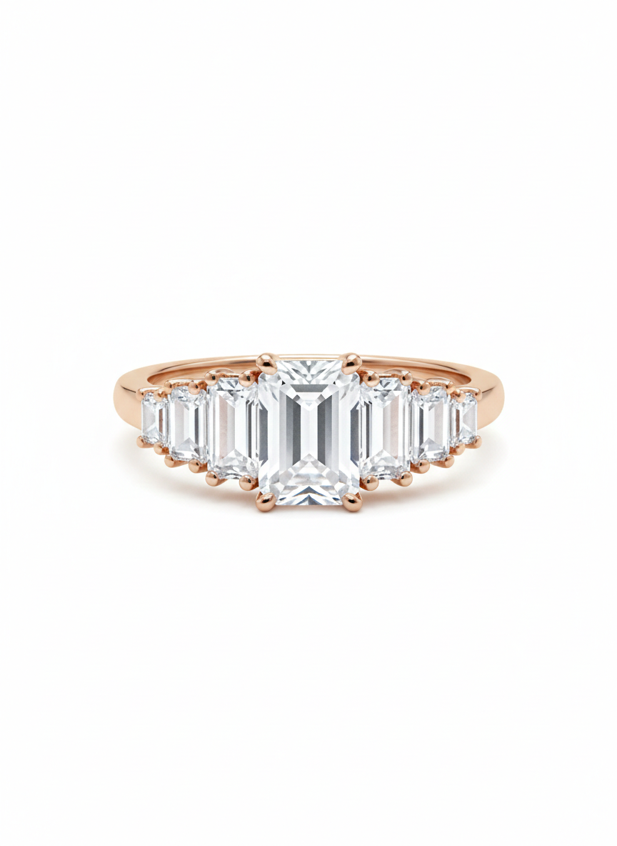 Minimal Baguette Band Ring