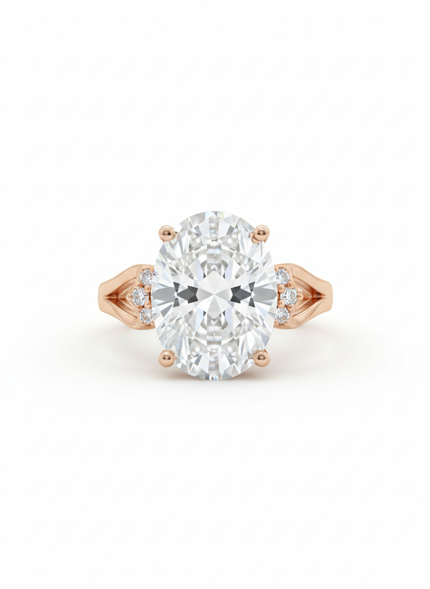 Round Solitaire Elegance Ring