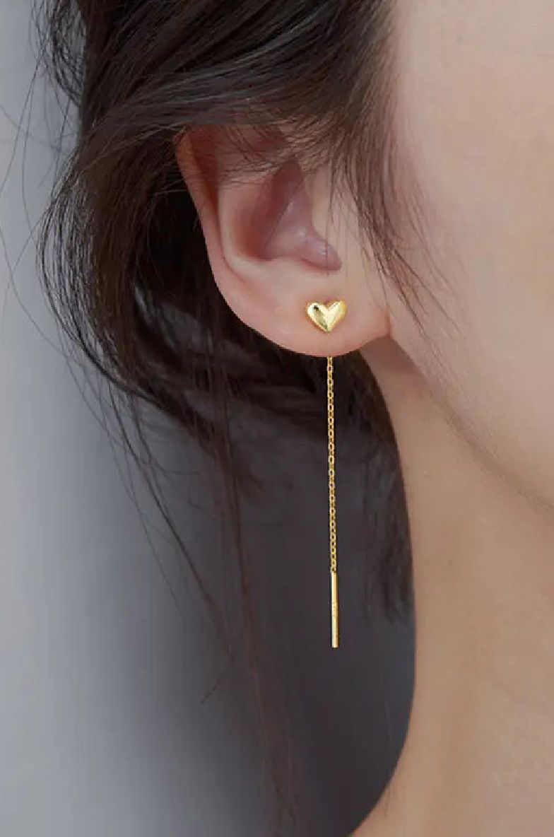 Amora Heart Drop Earrings