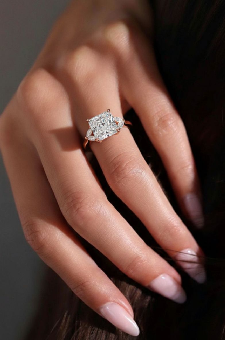 Classic Solitaire Statement Ring